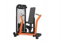 orange incline chest press machine