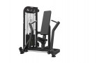 black incline chest press machine